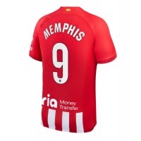 Atletico Madrid Memphis Depay #9 Heimtrikot 2023-24 Kurzarm